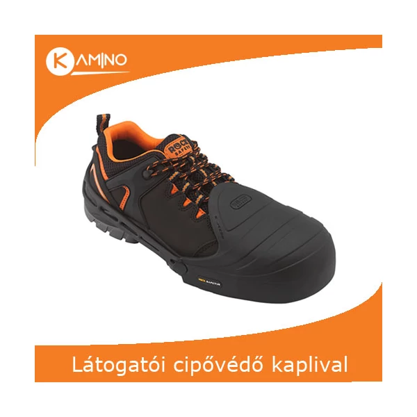 Látogatói acélkaplis cipővédő