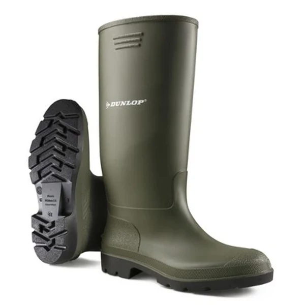 SELENIUM - DUNLOP® PRICEMASTOR zöld PVC munkacsizma