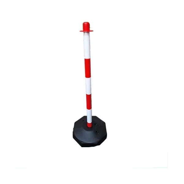 Tartóoszlop + vizes talp piros/fehér