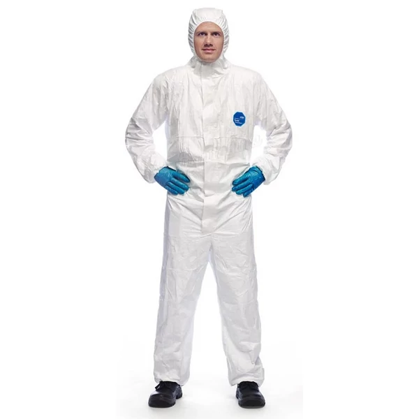 Tyvek classic 500 xpert kapucnis fehér overál-Teljeskörű védelem