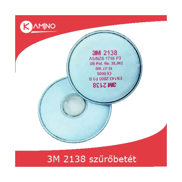 3M 2138 P3 aktívszenes szűrőbetét