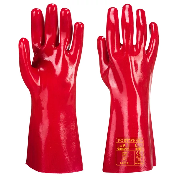 Portwest A435 pvc hosszú szárú kesztyű 35 cm