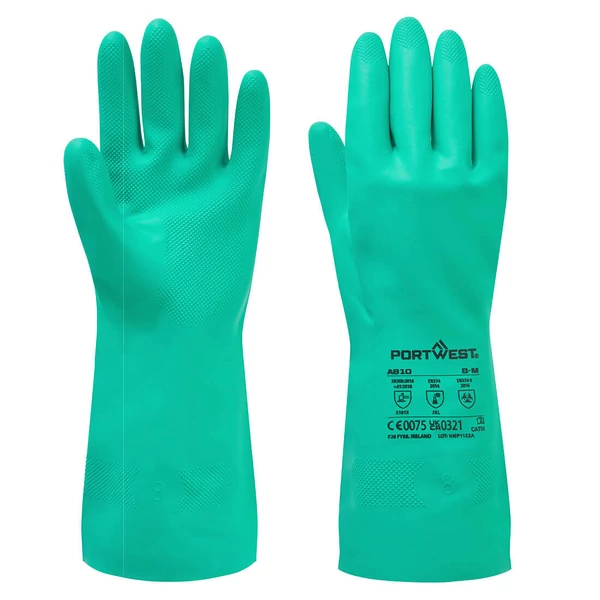 Portwest A810 nitrosafe vegyszerálló kesztyű