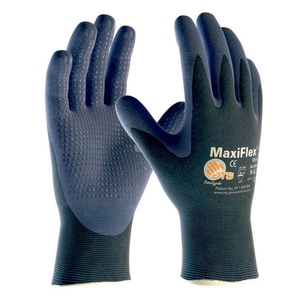 34-244 ATG maxiflex elite pontozott védőkesztyű