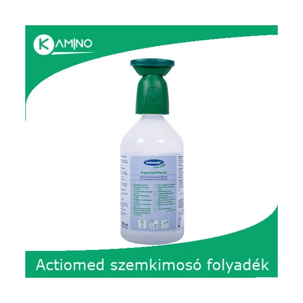 Actiomedic EYE CARE elsősegély szemkimosó 0.9%-os nátrium-klorid oldattal, 500 ml