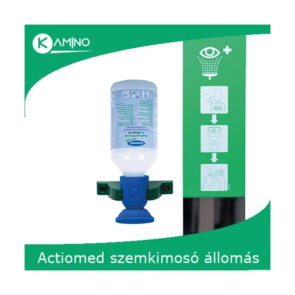 Actiomedic EYE CARE Single II fali szemkimosó állomás 250 ml BioPhos74 foszfát-puffer oldattal