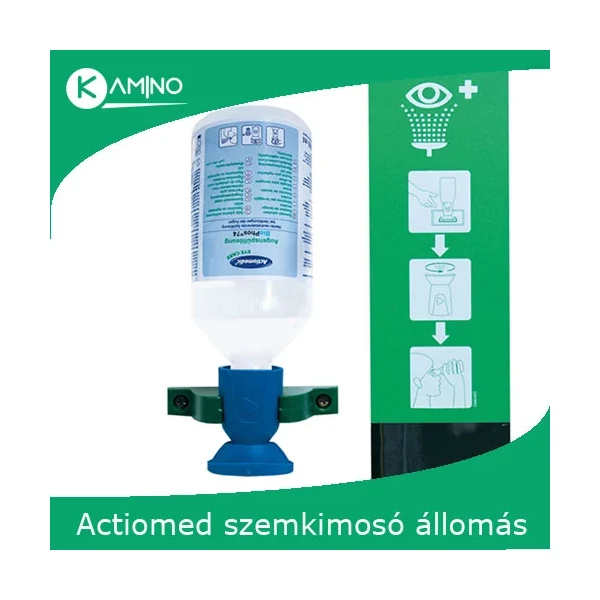 Actiomedic EYE CARE Single III fali szemkimosó állomás 500 ml BioPhos74 foszfát-puffer oldattal