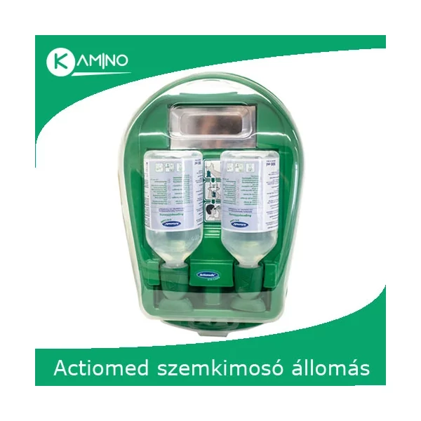 Actiomedic EYE CARE Medidrop I Design szemkimosó állomás 2 x 500 ml 0.9% nátrium-klorid oldattal