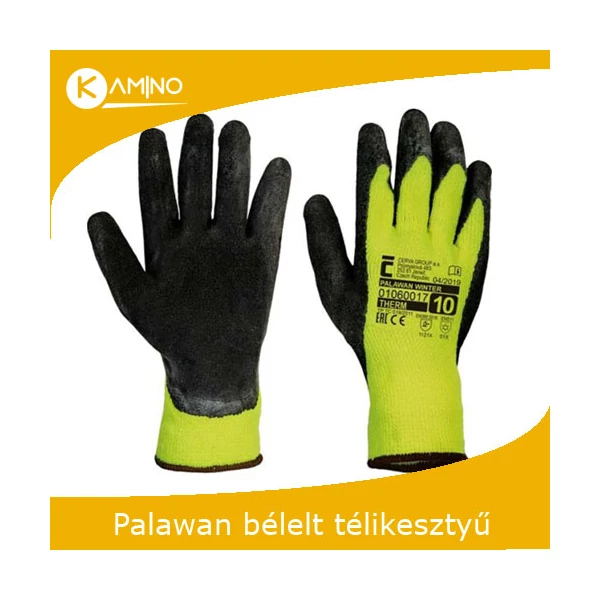 Palawan winter téli bélelt kesztyű