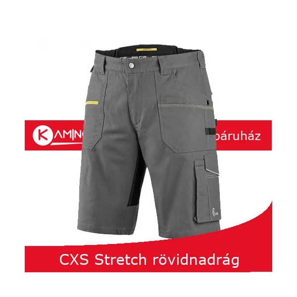 Stretch rövidnadrág szürke