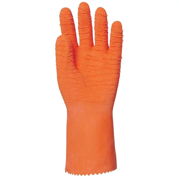 Mártott narancs krepp latex, érdes, vegyszerálló, 32cm