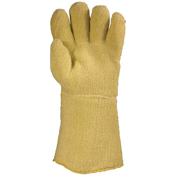 Hurkolt ötujjas kevlar (500°c), hőálló vágásbiztos kesztyű