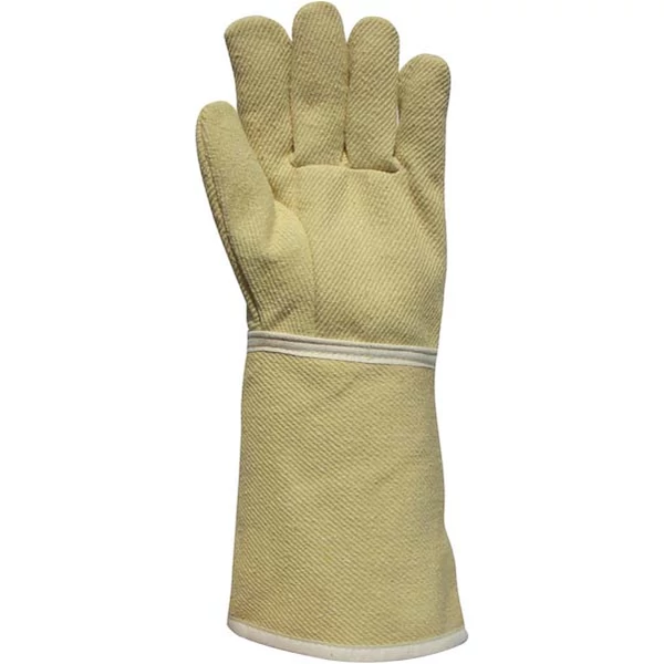 Ötujjas szövött para-aramid kesztyű 38cm