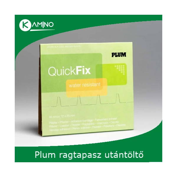 Plum 5511 quickfix ragtapasz utántöltő vízálló 45db-os