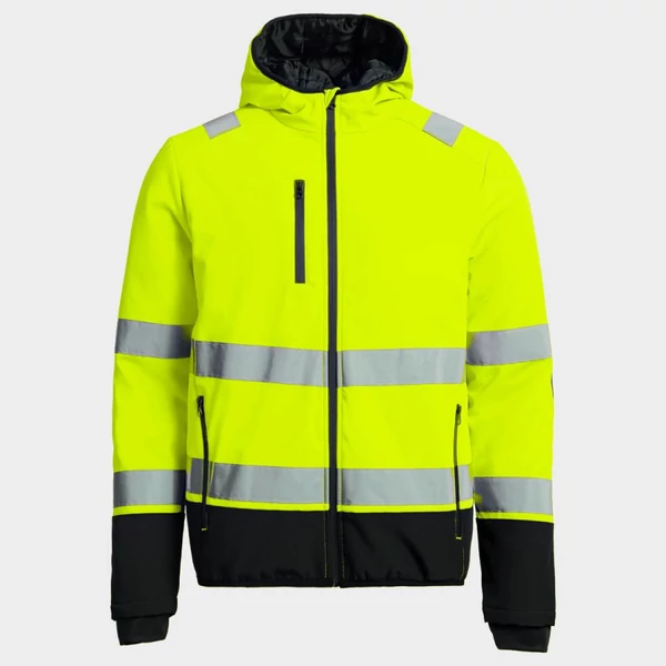 STENSO REEF PAD HV bélelt softshell láthatósági munkakabát