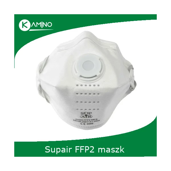 23205 supair FFp2sl NR D paneles,szelepes pormaszk