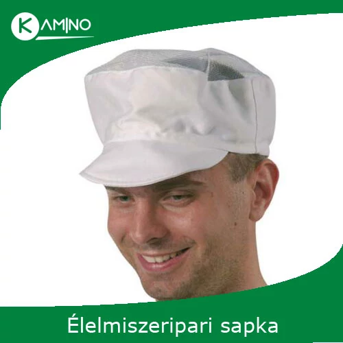 Élelmiszeripari sapka hálós