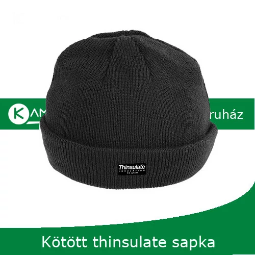 Kötött thinsulate sapka