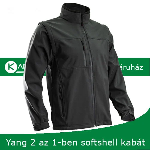 Yang 2 az 1-ben férfi softshell kabát