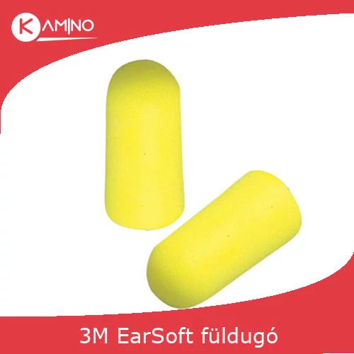 3m ES-01-001 Earsoft munkavédelmi füldugó neon sárga