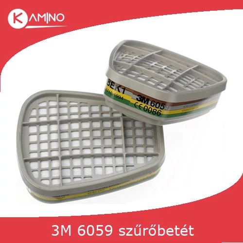 3M 6059 ABEK1 szerves-szervetlen-ammónia  szűrőbetét