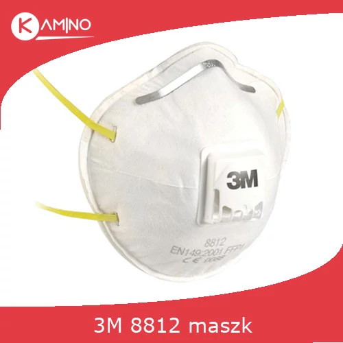 3M 8812 FFP1S részecskeszűrő szelepes félálarc