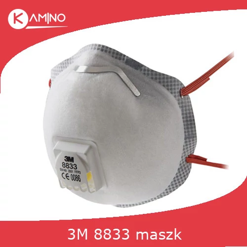 3M 8833b FFP3 részecskeszűrő félálarc